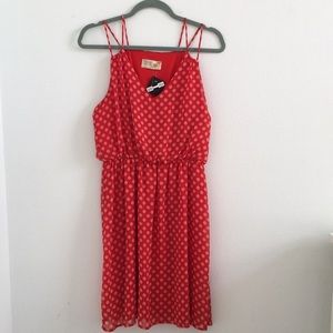 Paisley and Ivy Polka Dotted Dress NWT